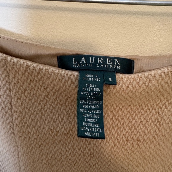Lauren Ralph Lauren Petites Wool Blazer & Skirt Set - Picture 7 of 12